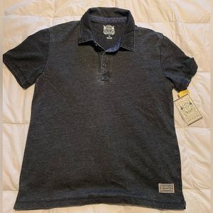 Flag & Anthem Boys Polo Shirt - Black - NWT - Size 12